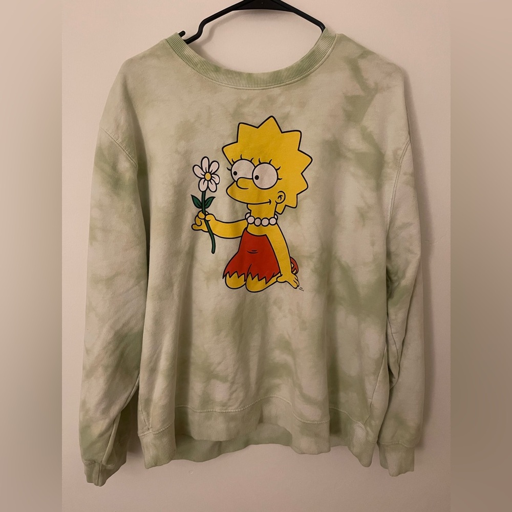 Lisa Simpson Tie-Dye Sweatshirt
